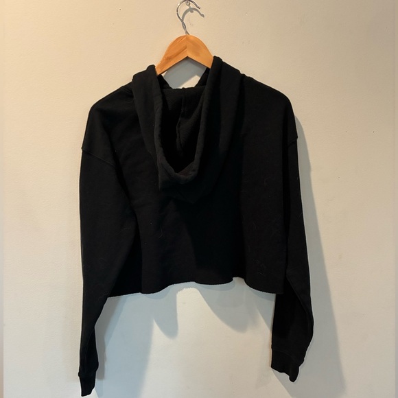 Wild Fable Black Cropped Hoodie - Picture 3 of 3